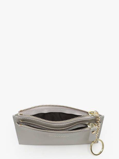 Portemonnee Met Kaarthouder David jones Grijs saffiano DJ0089 ander zicht 1